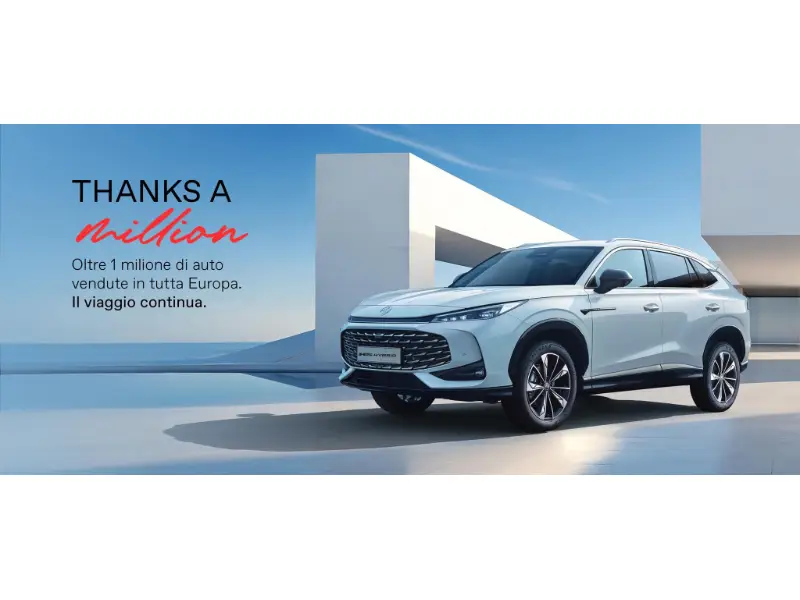 Immagine MG supera il milione di auto consegnate in Europa